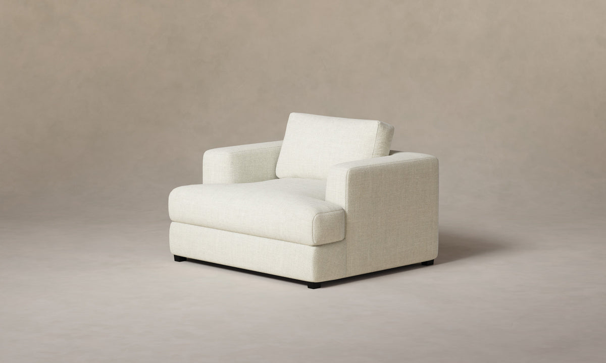 The Varick Chair-and-a-Half - Heritage Belgian Linen Summit