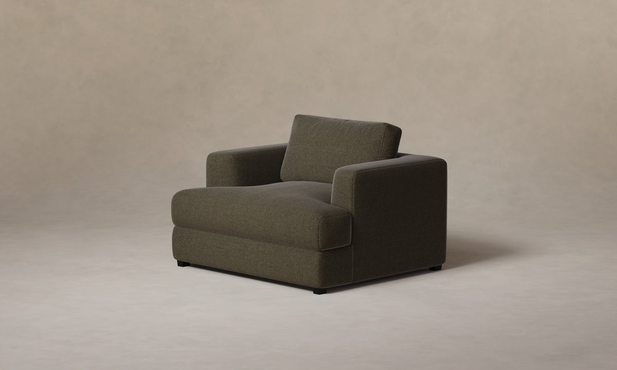 The Varick Chair-and-a-Half - Performance Textural Weave Root