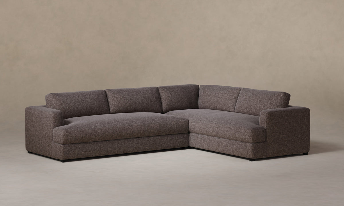 The Varick Sectional - Heritage Belgian Linen Carob