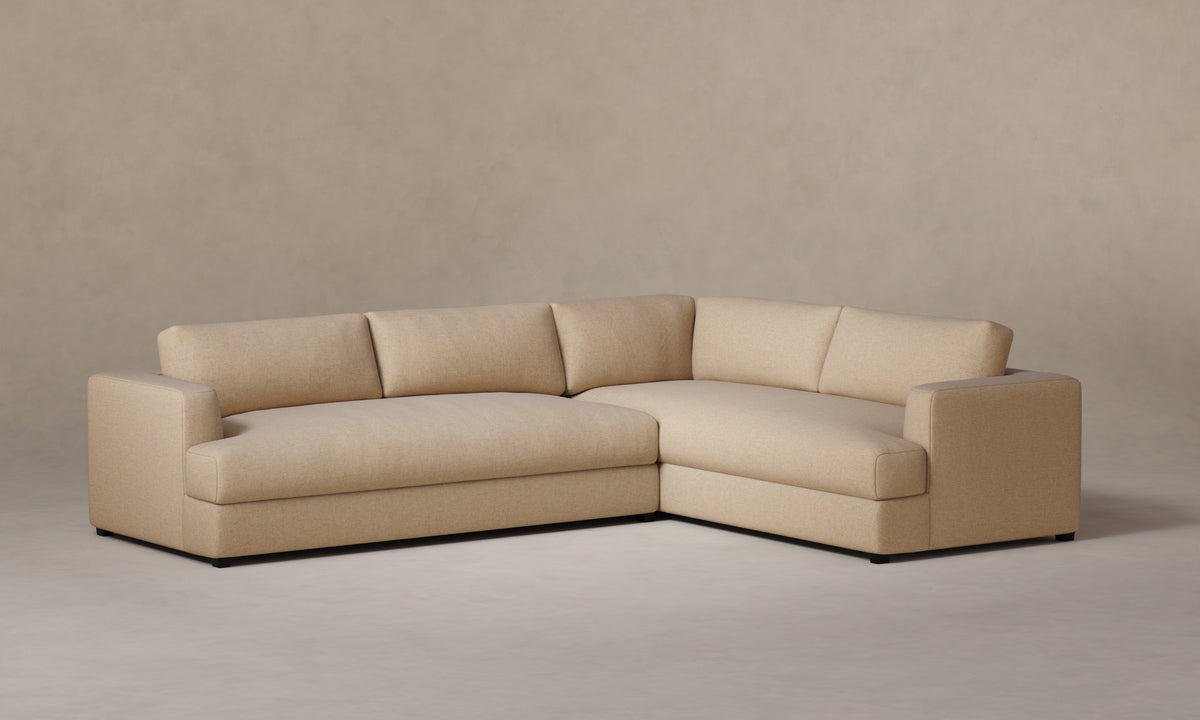 The Varick Sectional - Performance Linen Weave Prairie