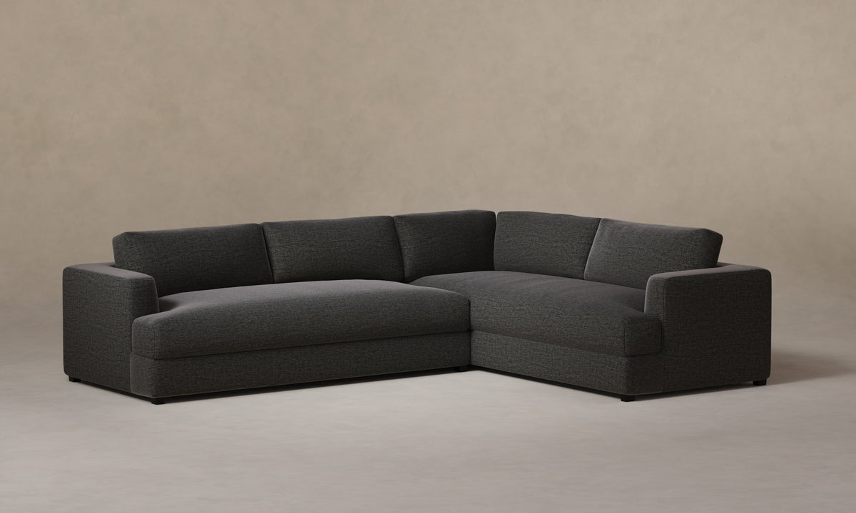 The Varick Sectional - Performance Tweed Char