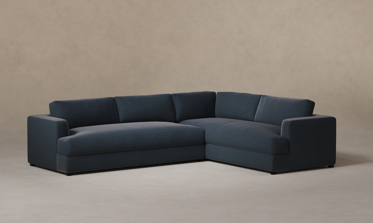 The Varick Sectional - Performance Tweed Denim