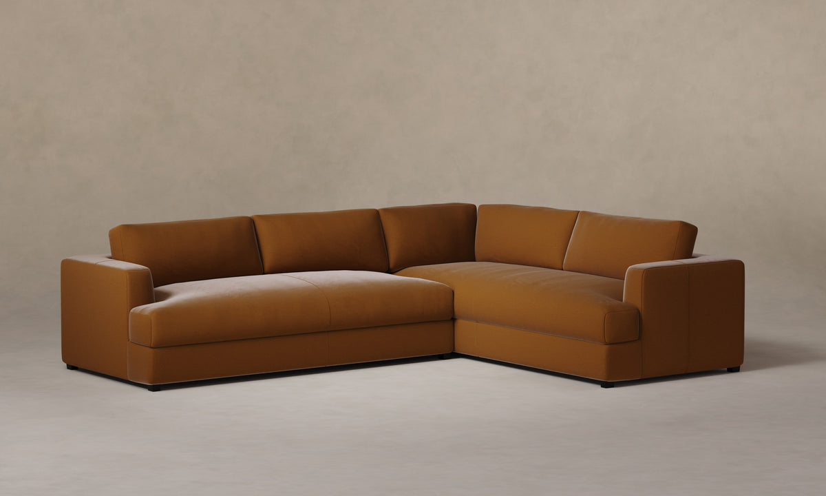 The Varick Sectional - Tuscan Leather Cognac