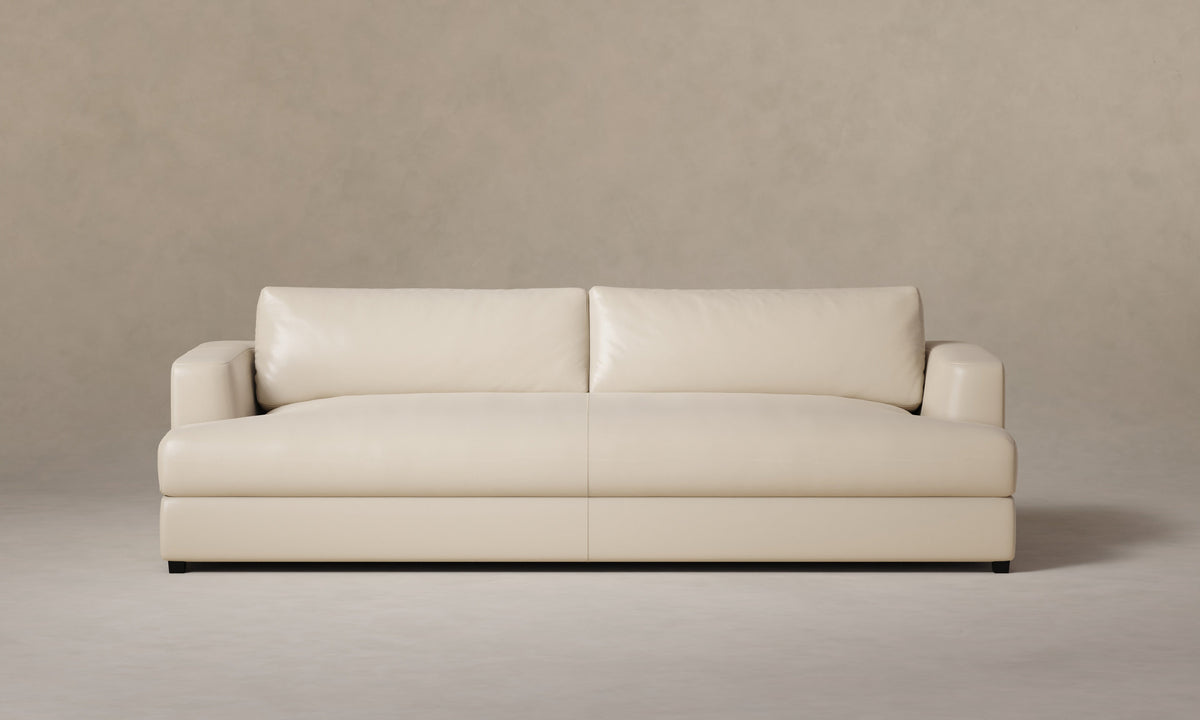 The Varick Sofa - Costa Leather Sesame
