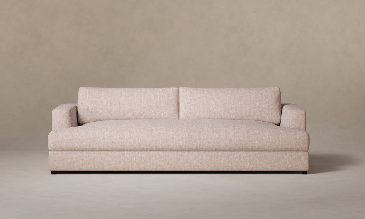 The Varick Sofa - Heritage Belgian Linen Petal