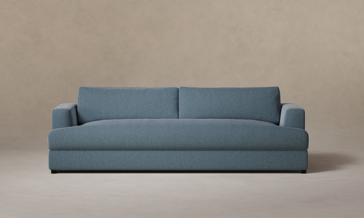The Varick Sofa - Mohair Slate Blue