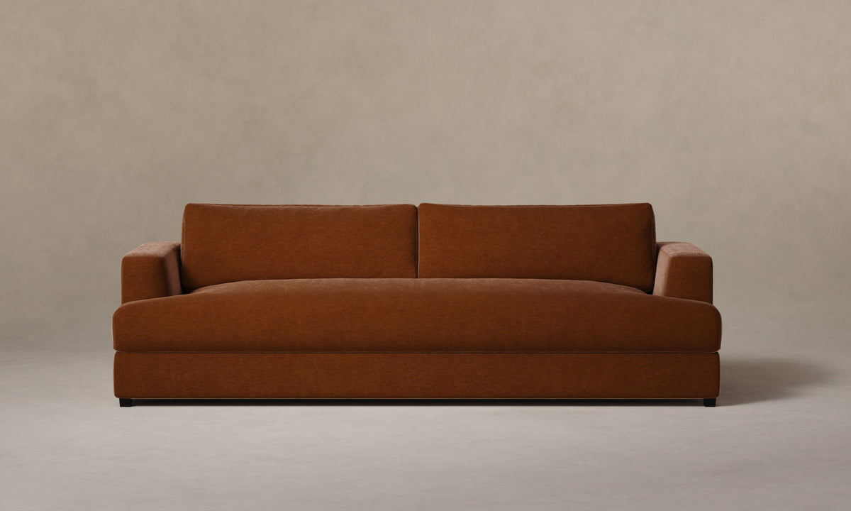 The Varick Sofa - Mohair Spice