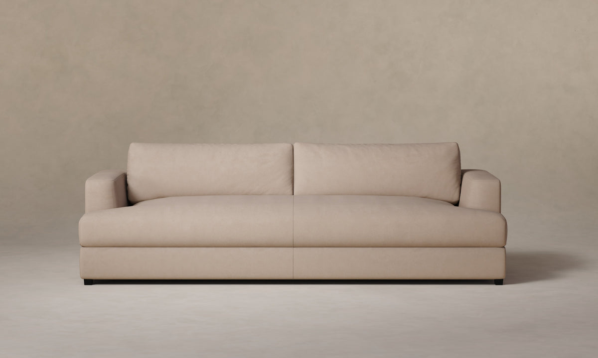 The Varick Sofa - Nubuck Leather Fawn