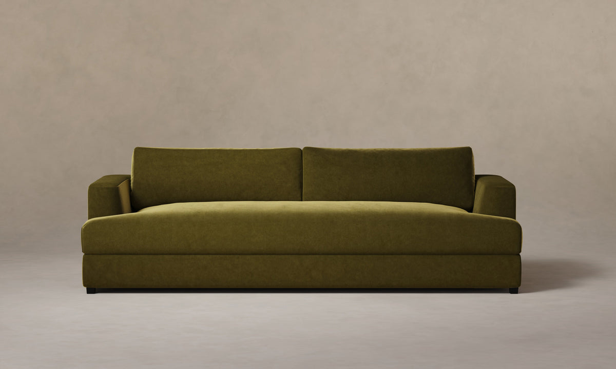 The Varick Sofa - Performance Velvet Olive