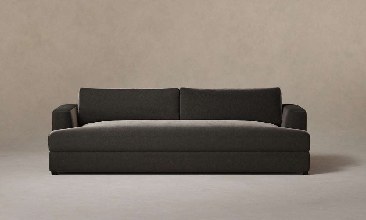 The Varick Sofa - Performance Velvet Slate