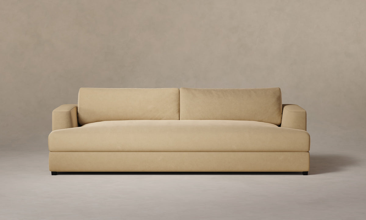 The Varick Sofa - Performance Velvet Taupe