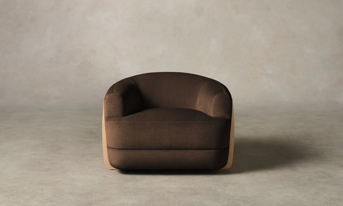 The Vera Chair - Performance Velvet Bark