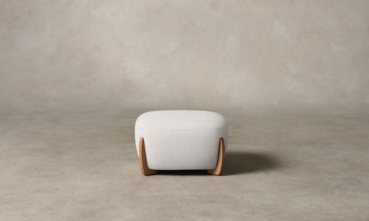 The Vera Ottoman - Performance Woven Chenille Lace
