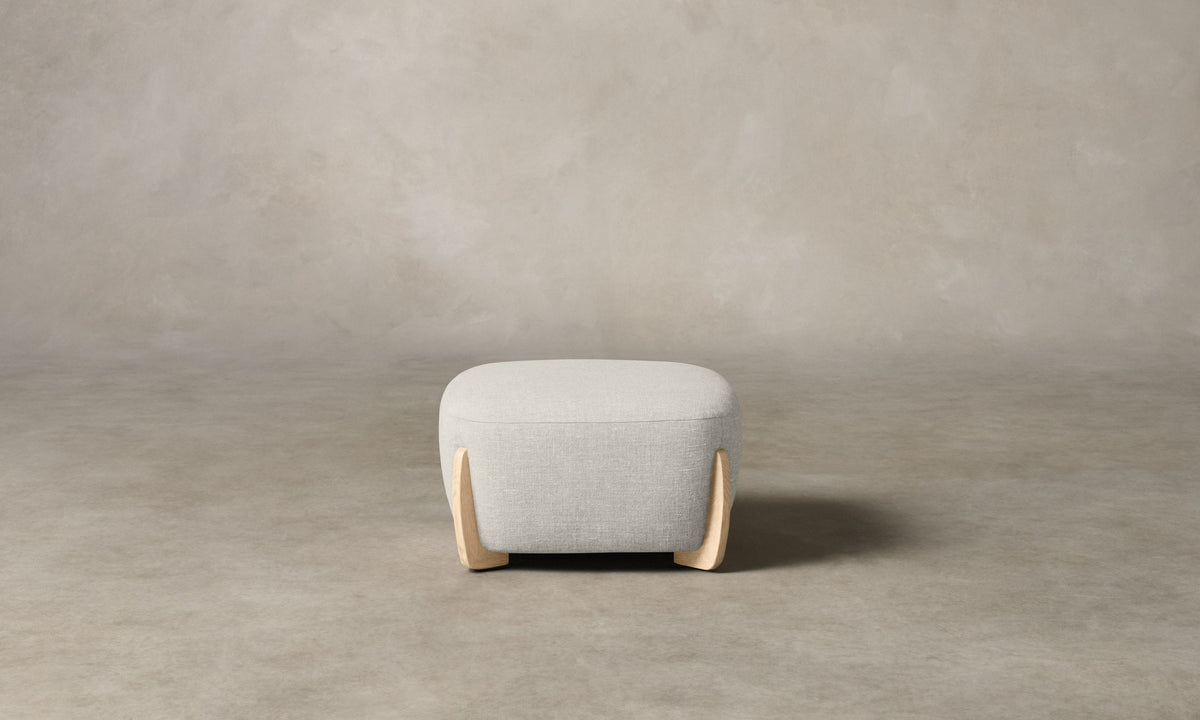 The Vera Ottoman - Heritage Belgian Linen Summit