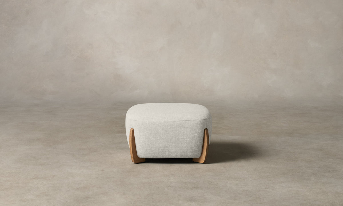 The Vera Ottoman - Heritage Belgian Linen Summit
