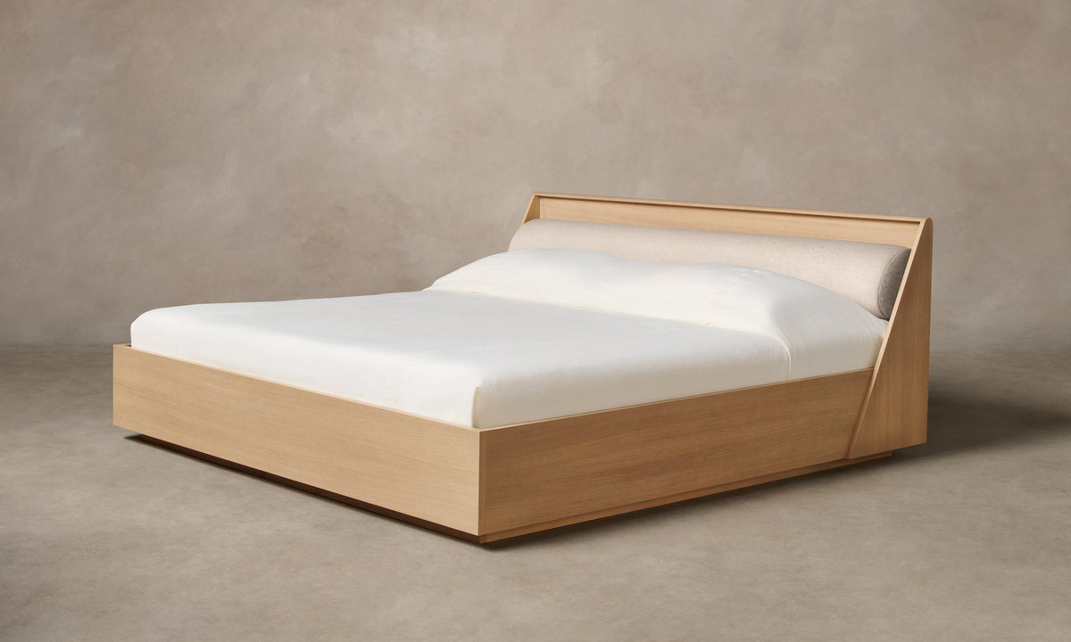 The Verne Bed - Deep Pile Mohair Limestone