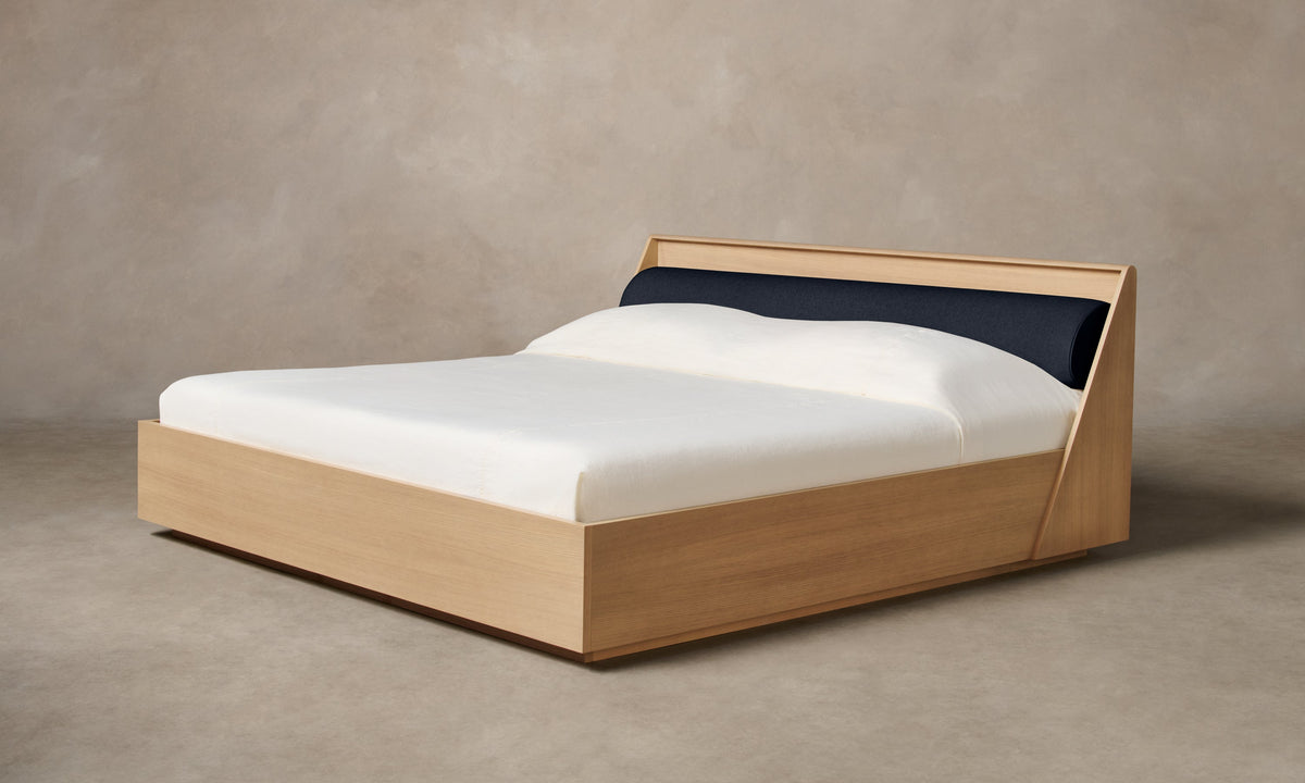 The Verne Bed - Italian Brushed Wool Harbor