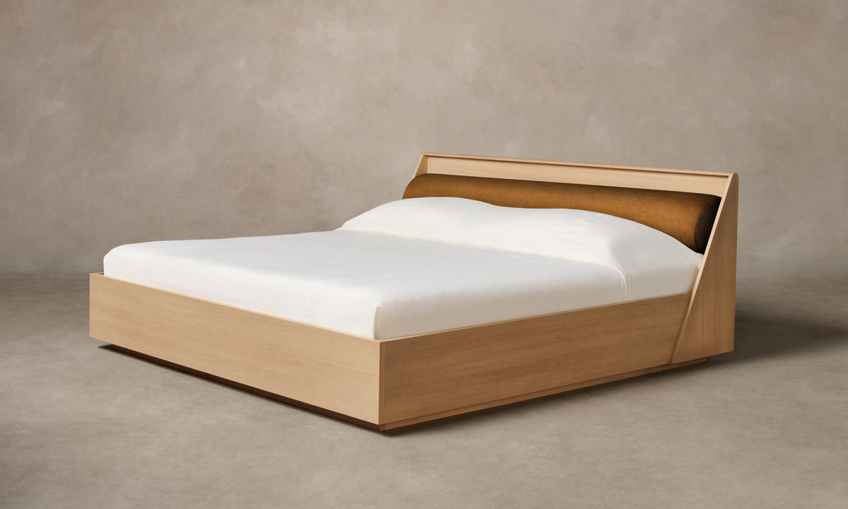 The Verne Bed - Mohair Brown Sugar