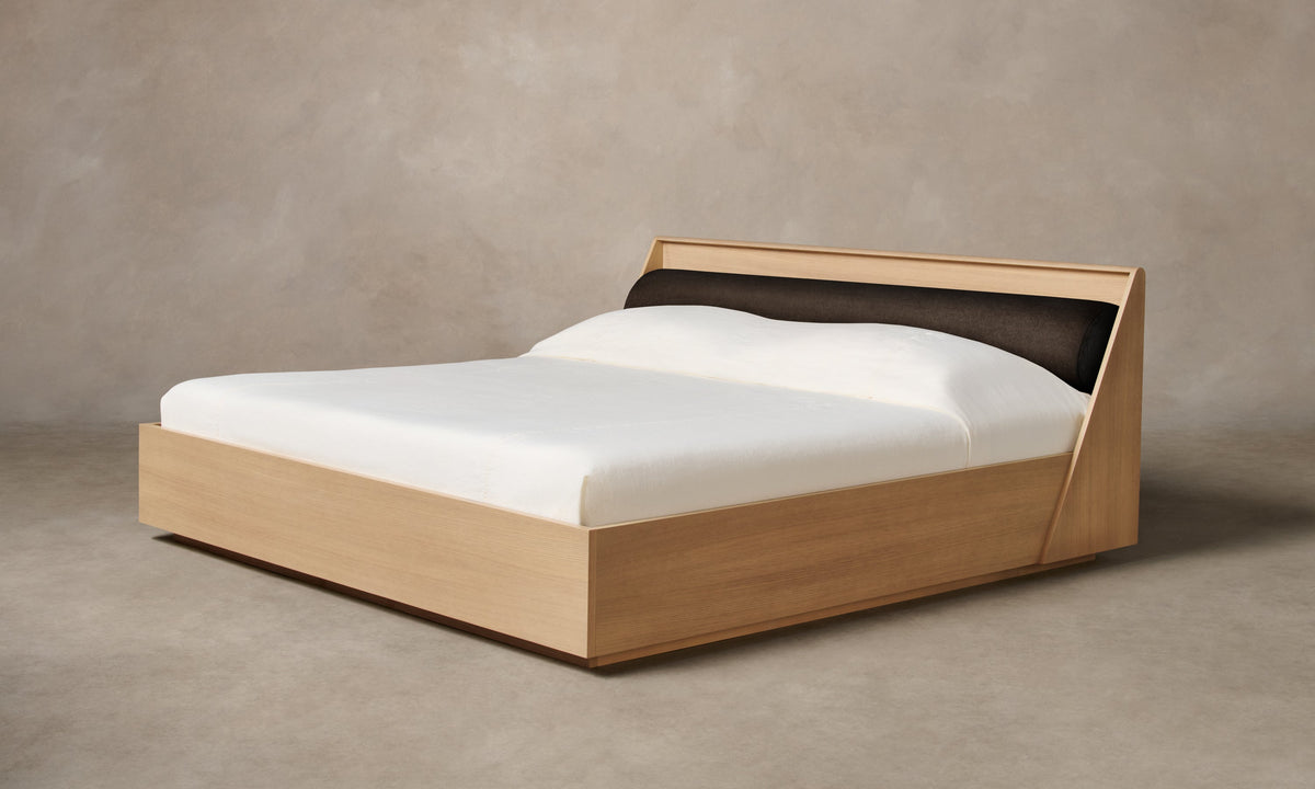 The Verne Bed - Mohair Chocolate