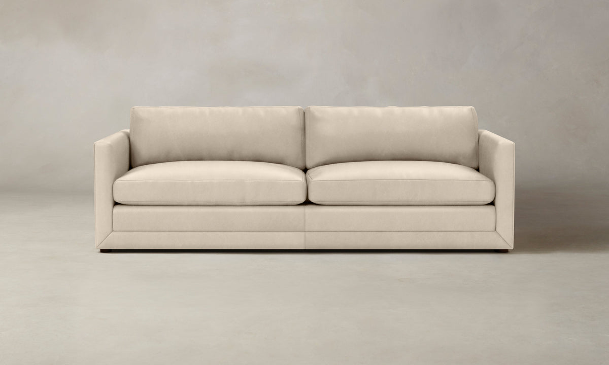 The Warren Sofa - Costa Leather Sesame