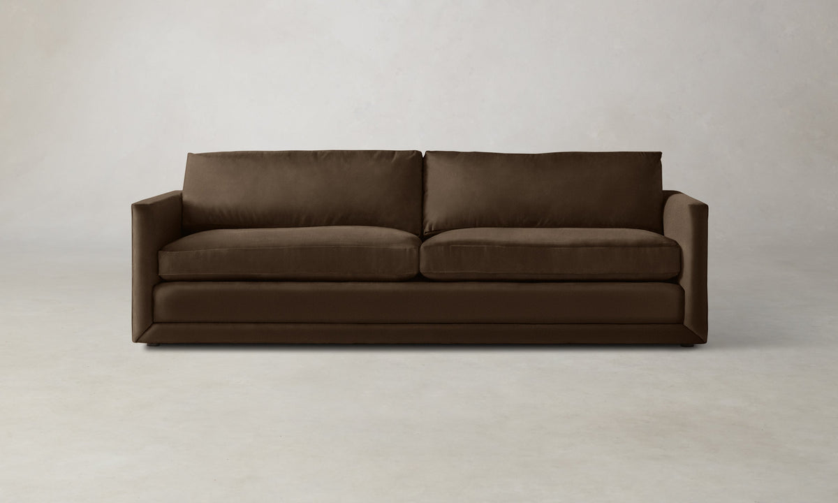 The Warren Sofa - Performance Velvet Bark