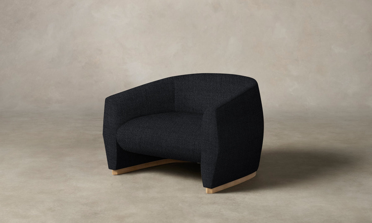 The Alpe Chair - Performance Textural Weave Marina