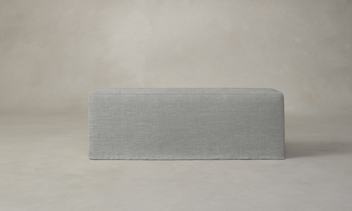 The Beacon Dining Bench - Performance Woven Chenille Rain