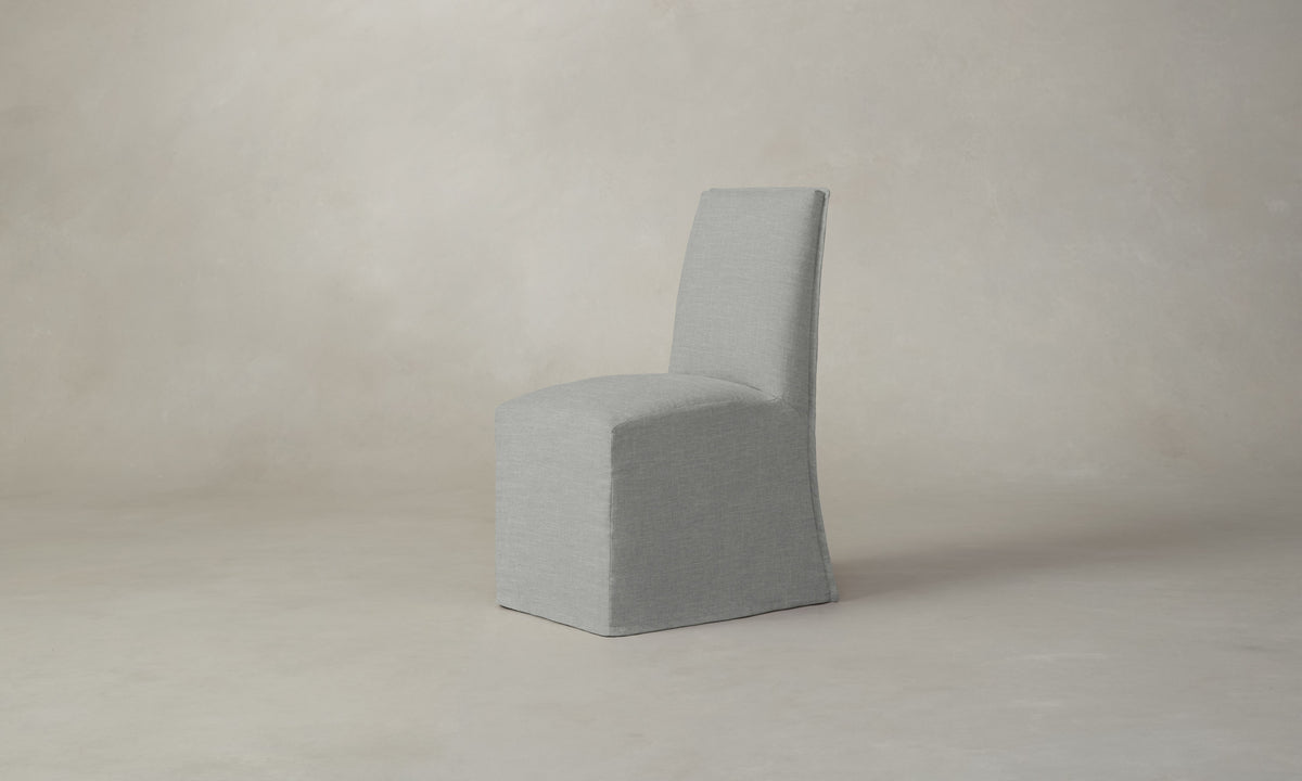 The Beacon Dining Chair - Performance Woven Chenille Rain