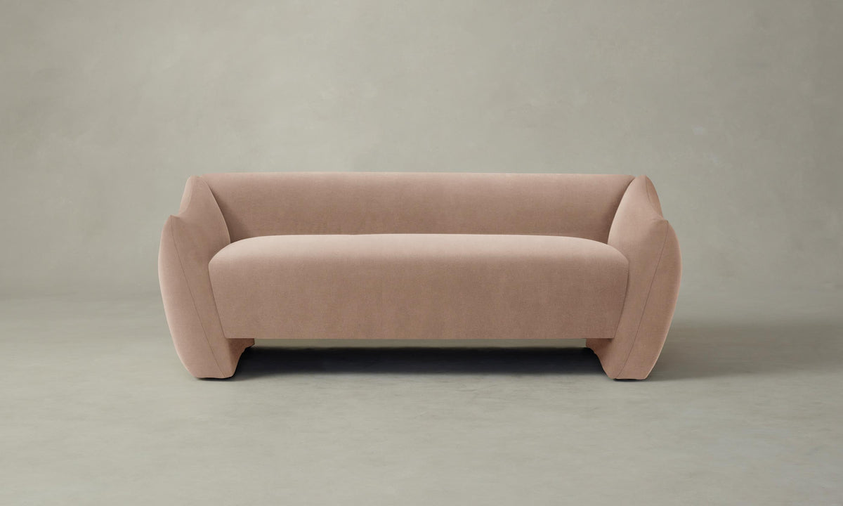 The Bond Settee - Performance Velvet Blossom