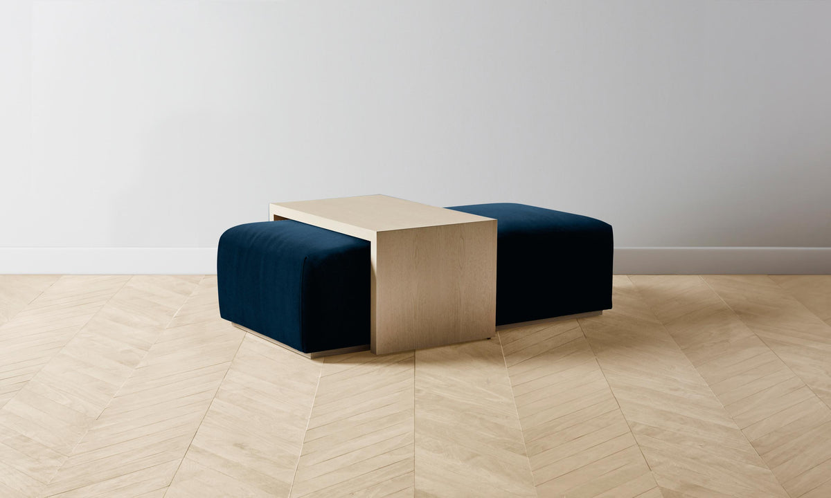 The Bowery Ottoman - Mohair Admiral