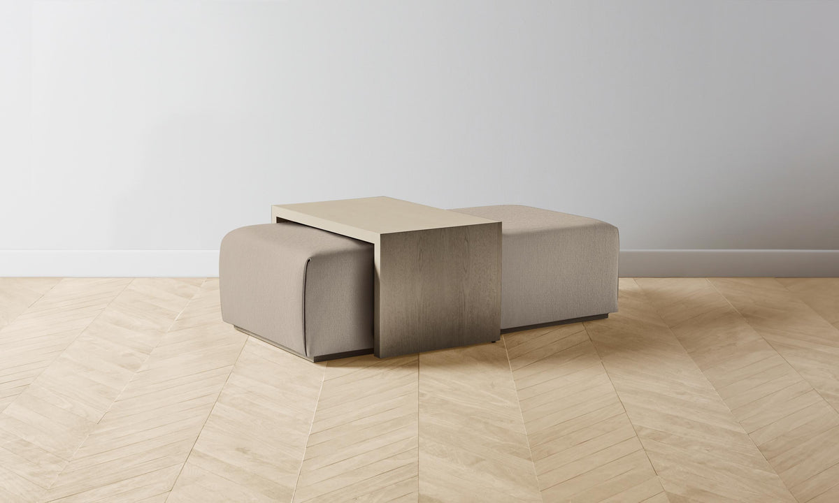 The Bowery Ottoman - Performance Bouclé Morel