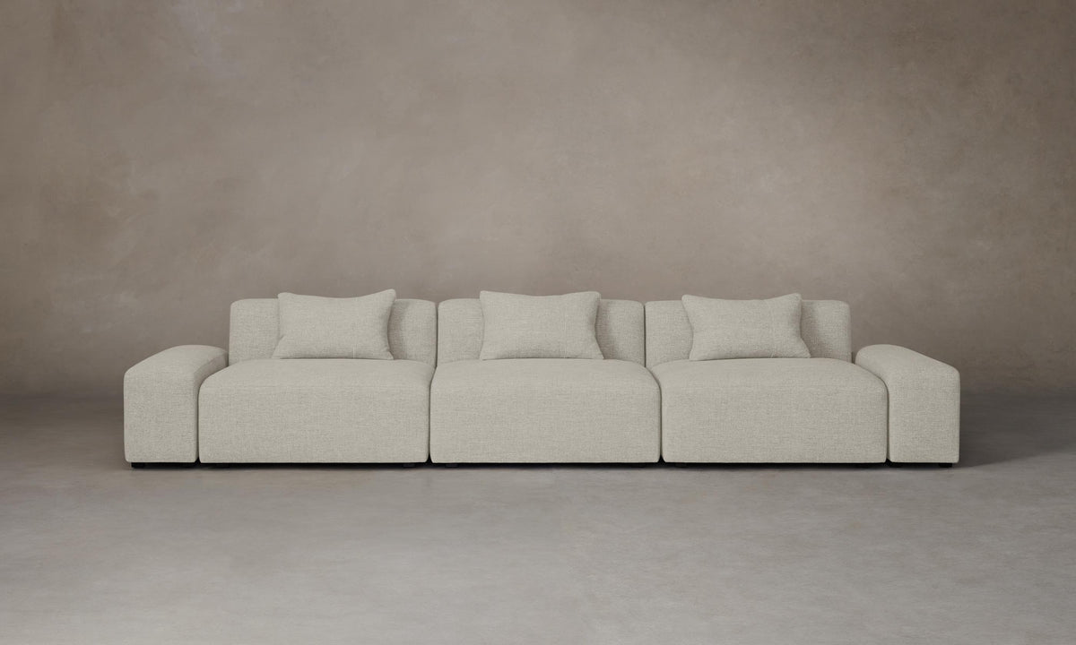 The Breuer Modular Sofa - Heritage Belgian Linen Alder