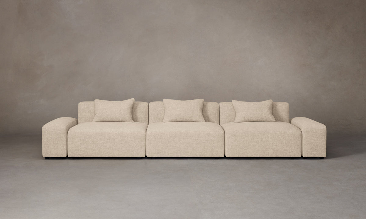 The Breuer Modular Sofa - Heritage Belgian Linen Husk