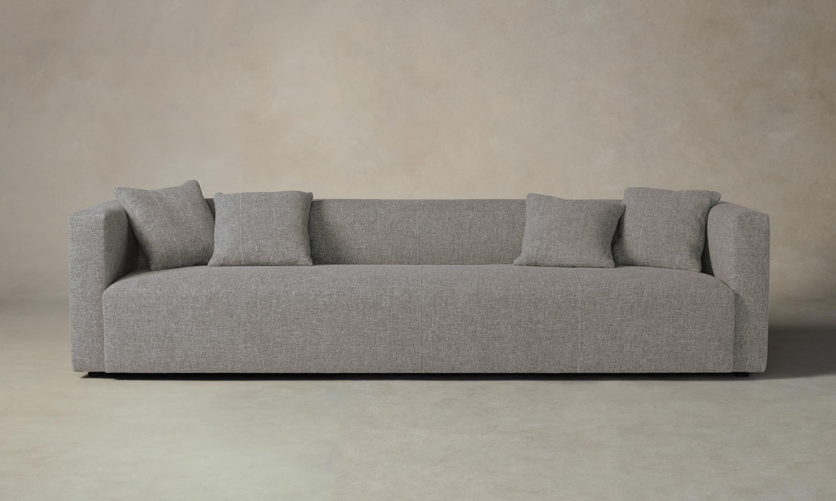 The Breuer Sofa - Heritage Belgian Linen Agate