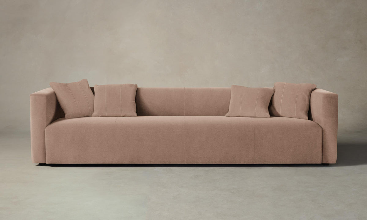 The Breuer Sofa - Performance Velvet Blossom