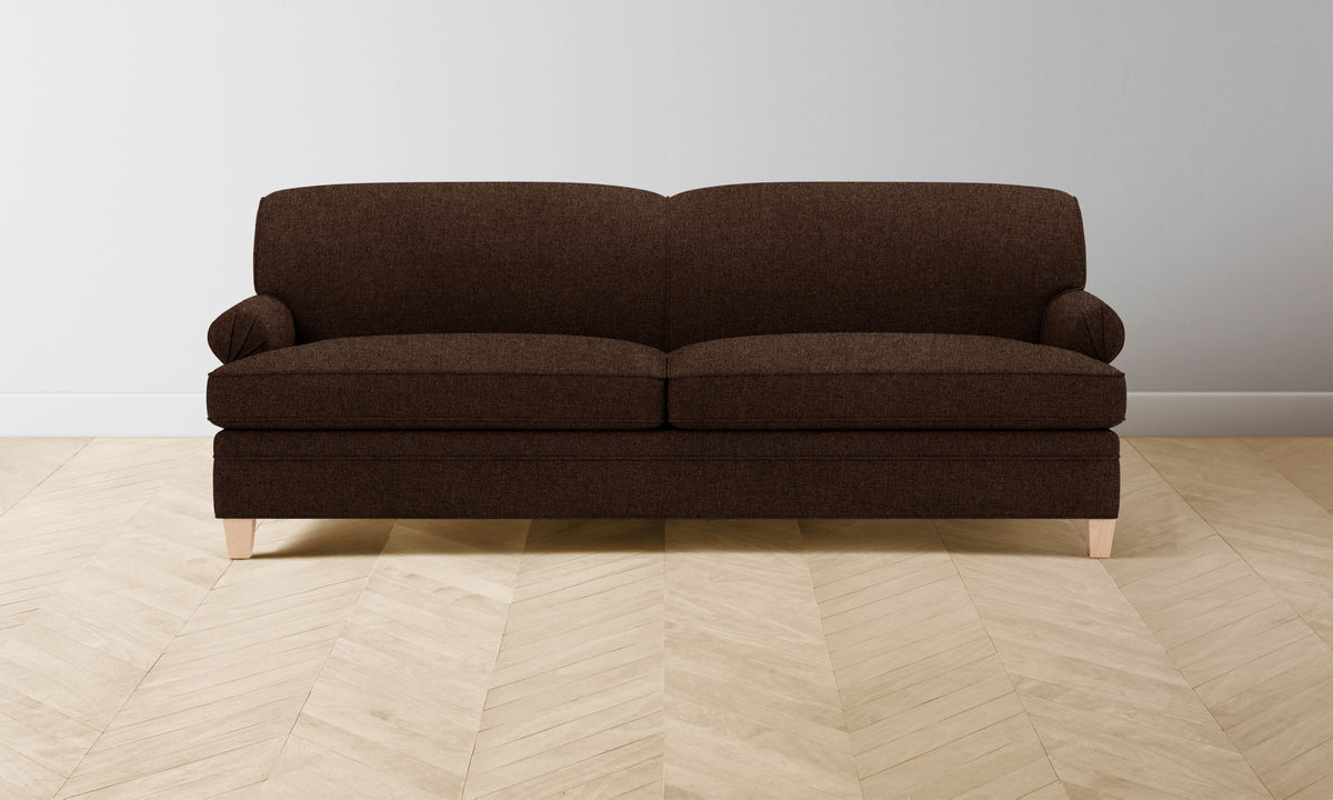 The Carmine Sofa - Italian Brushed Wool Cocoa