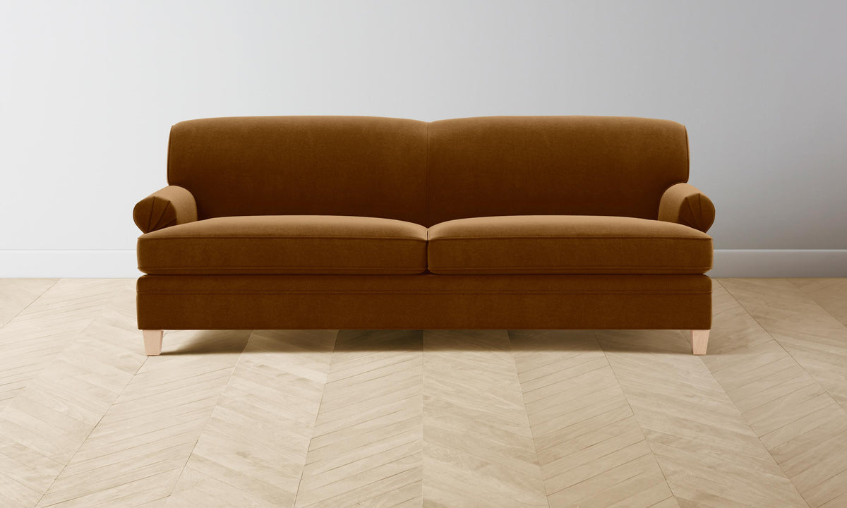 The Carmine Sofa - Mohair Brown Sugar