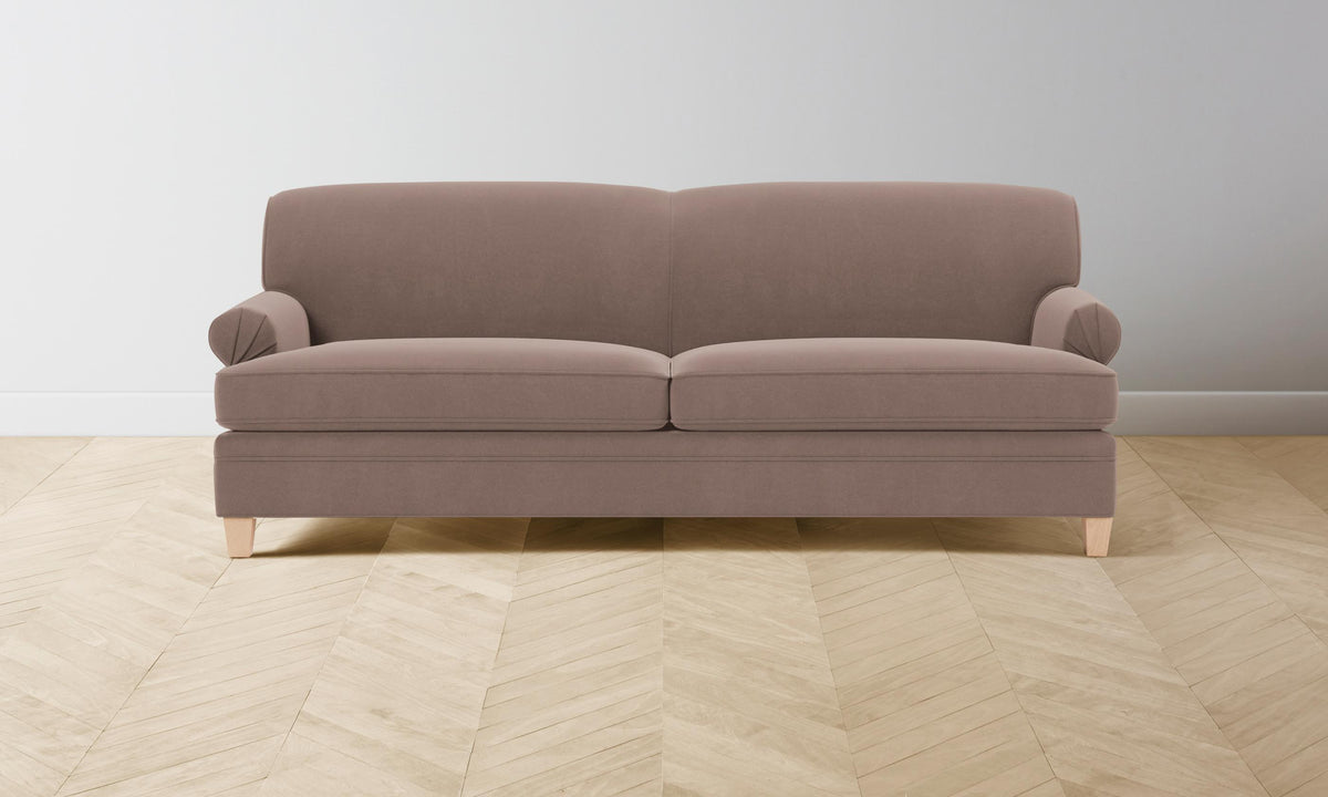 The Carmine Sofa - Mohair Peony