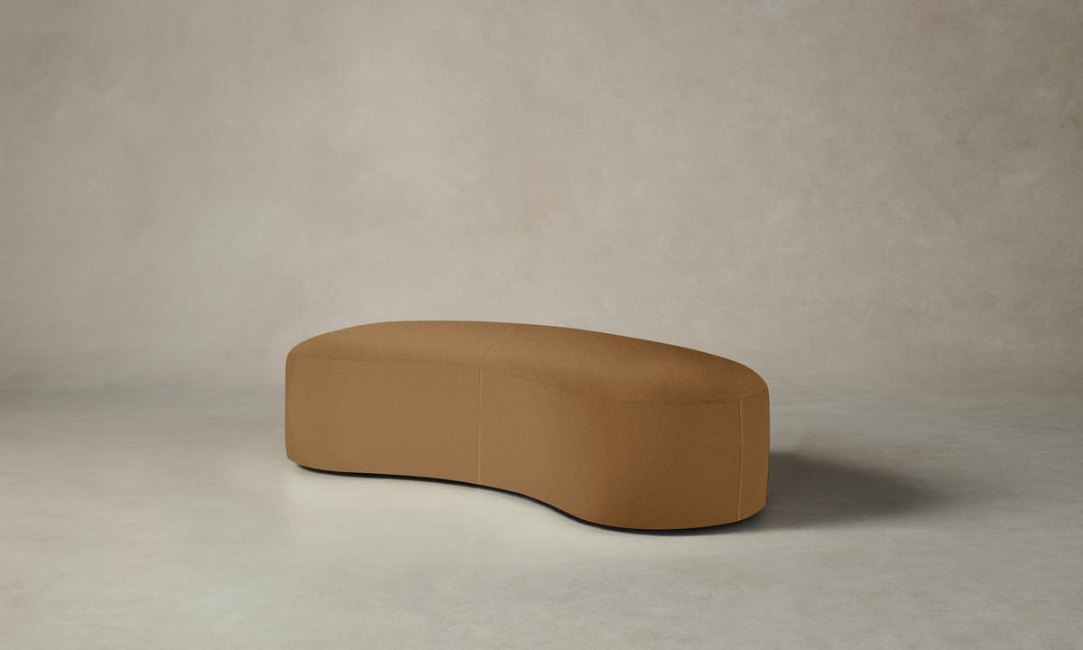 The Chelsea Daybed - Pebbled Leather Latte