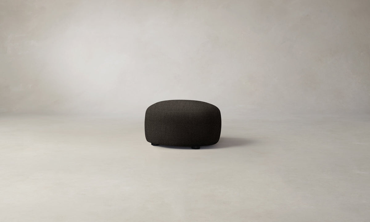 The Chelsea Ottoman - Performance Textural Weave Root