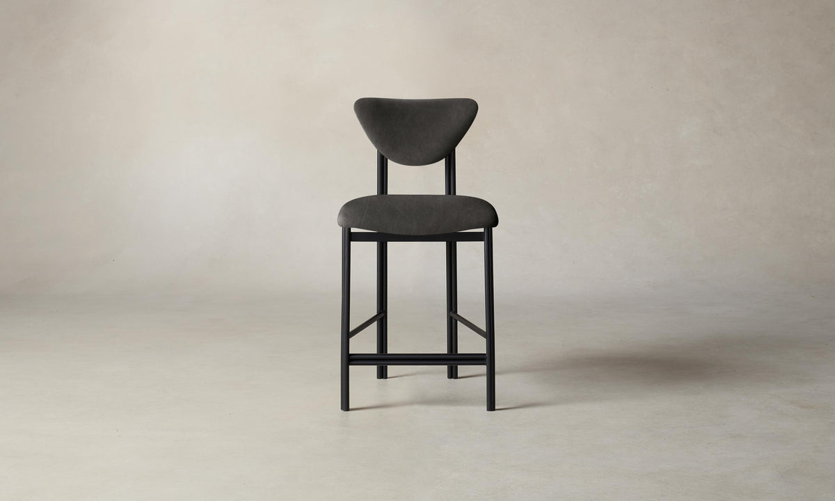 The Cooper Counter Stool - Tuscan Leather Seal