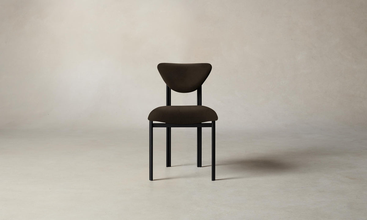 The Cooper Dining Chair - Nubuck Leather Espresso