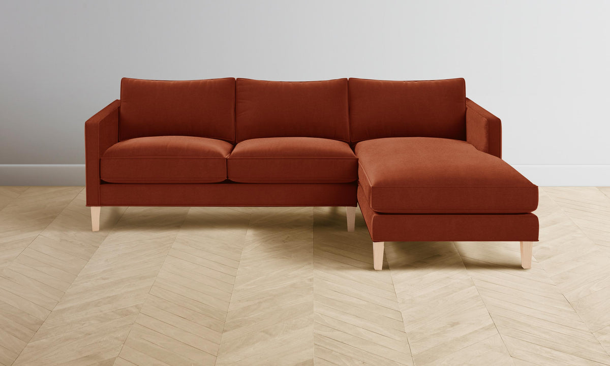 The Crosby Sectional - Mohair Spice