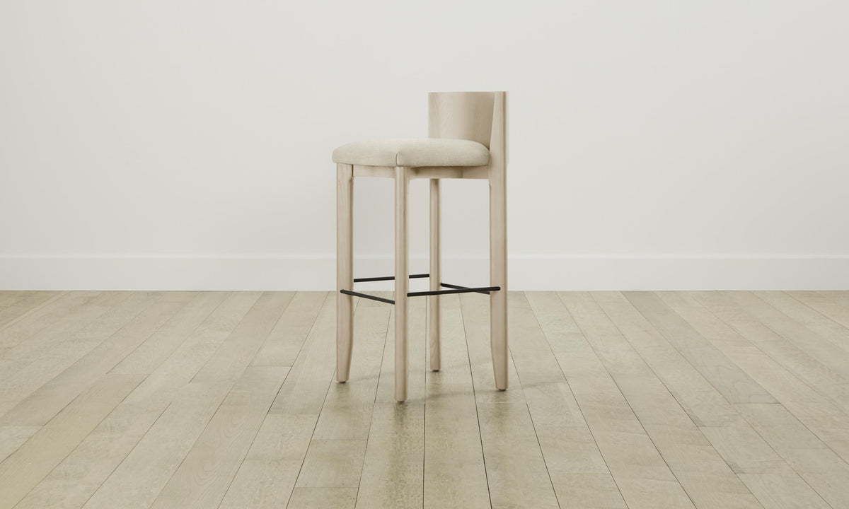 The Delancey Bar & Counter Stool - Performance Mélange Weave Shell