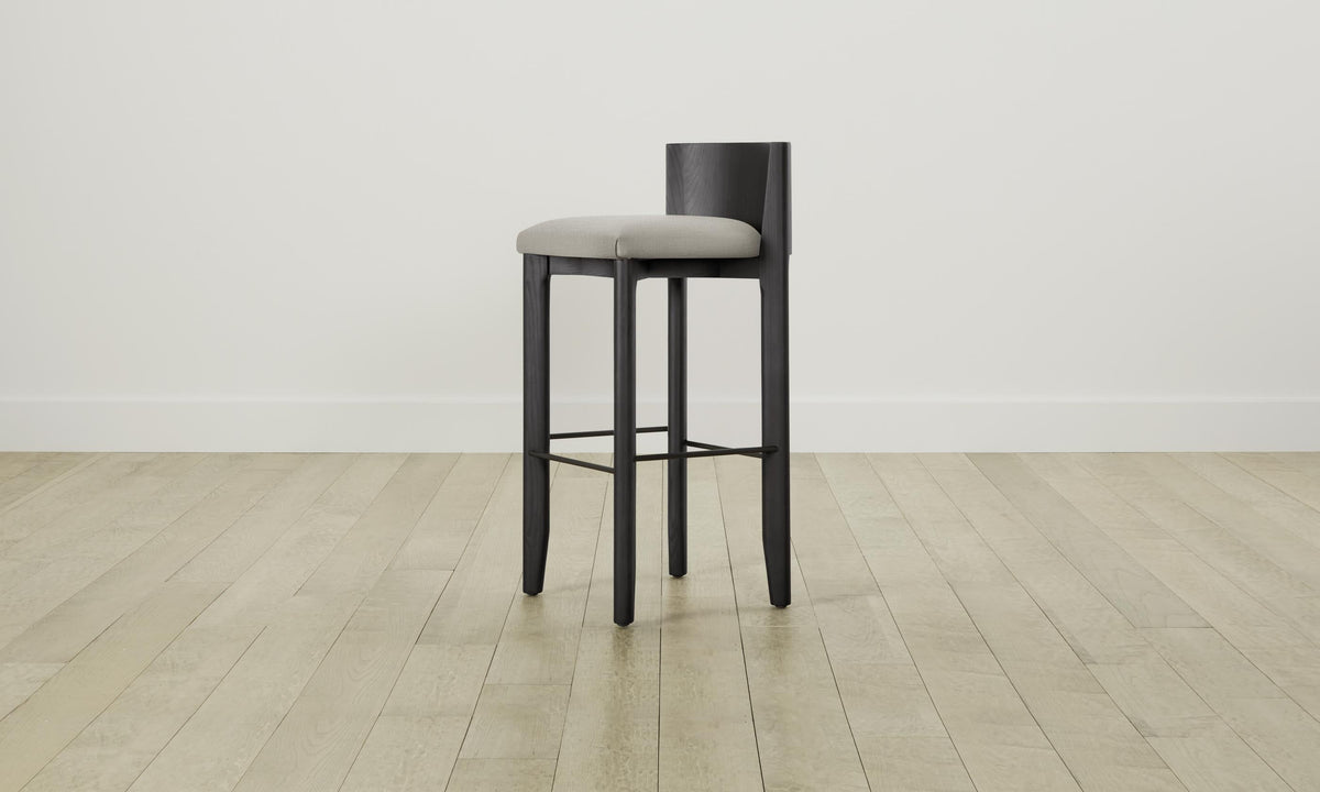 The Delancey Bar & Counter Stool - Performance Linen Weave Beige