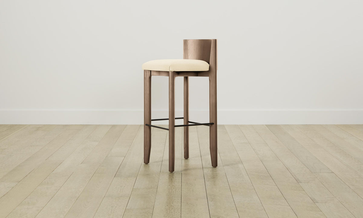 The Delancey Bar & Counter Stool - Performance Woven Chenille Desert