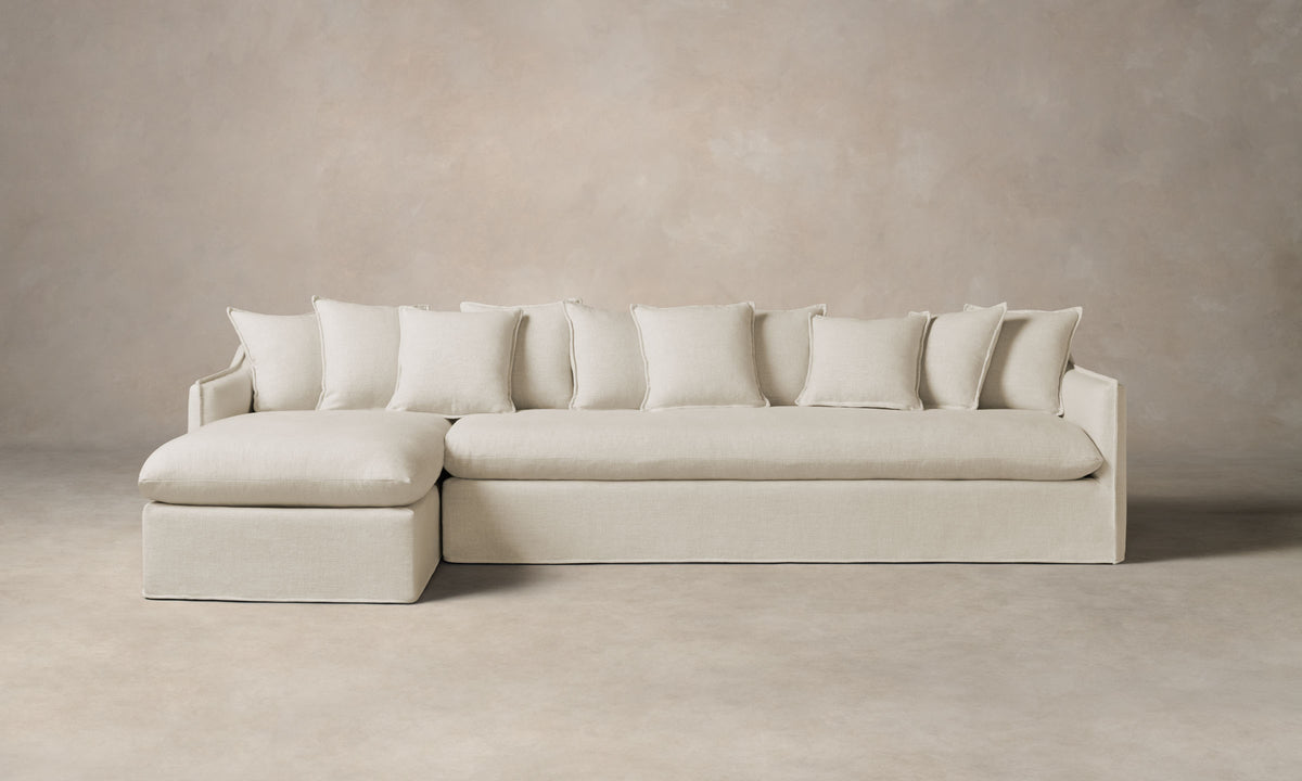 The Dune Sectional - Heritage Belgian Linen Alder