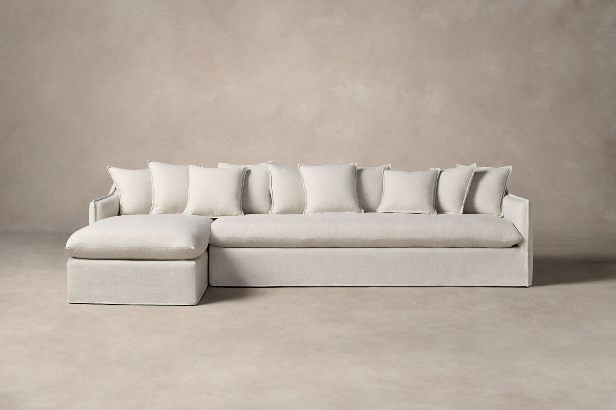 The Dune Sectional - Heritage Belgian Linen Summit