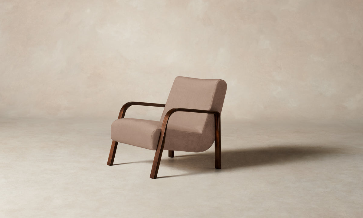 The Felix Chair - Performance Velvet Blossom
