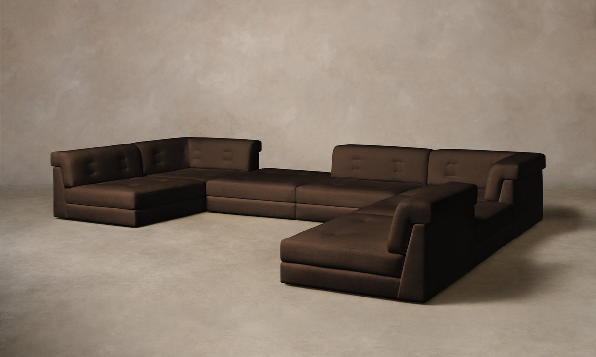 The Forma Modular Sectional - Performance Velvet Bark